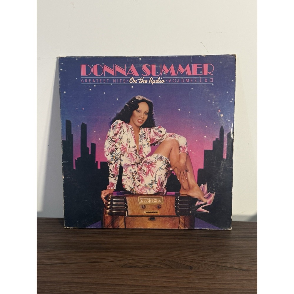 Donna Summer-On The Radio Greatest Hits Vol. 1 & 2 Double LP NBLP-2-7191 POSTER